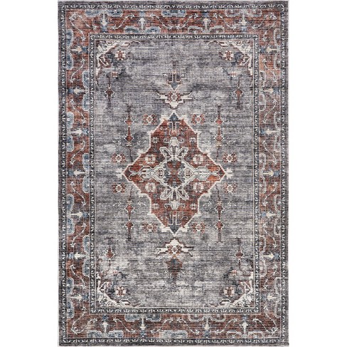  Area Rug Non-Slip Rug Melting Watercolor Colorful