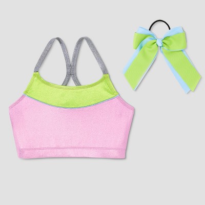 danskin girls bra