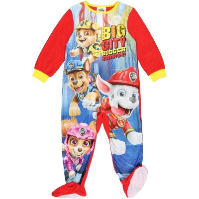 Nickelodeon Paw Patrol Toddler Boys' One Piece Footsie Pajama Outfit ...