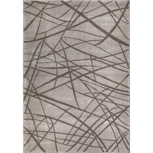 Orian Rugs Illusions Branches Cloud Gray (5'3