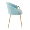 Claire Contemporary and Glam Dining Chair - LumiSource - 2 of 4