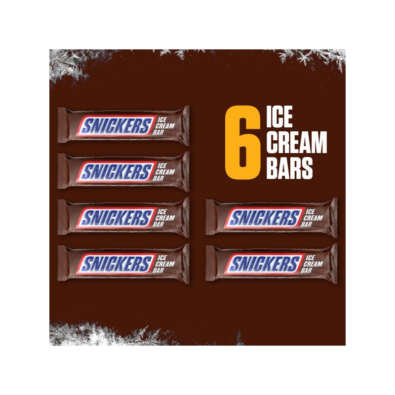 SNICKERS Ice Cream Bars - 12oz/6ct, 4 of 8