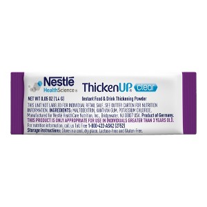 Nestle ThickenUp Clear Food & Drink Thickener Unflavored 1.4 Gram Packet 288 Ct - 1 of 1