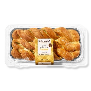 Savory Twists Garlic Parmesan Bread - 11oz - Favorite Day™ - 1 of 3