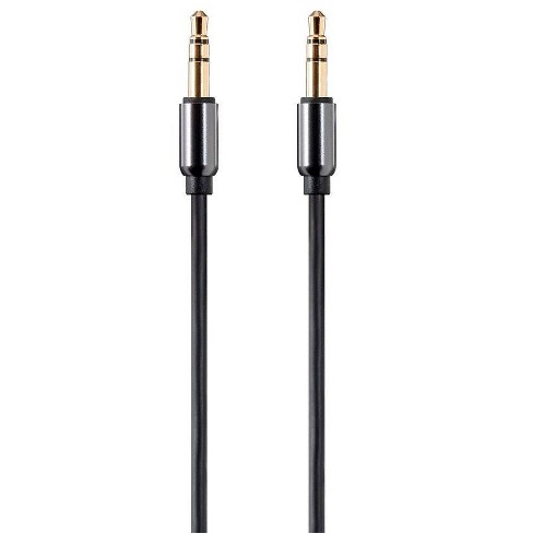 Monoprice Audio Cable - 15 Feet - Black | Auxiliary 3.5mm TRS Audio Cable, Slim Design Durable Gold Plated - Onyx Series - image 1 of 4