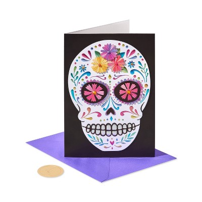 Day Of Dead Skull Card - PAPYRUS