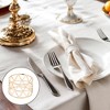 Unique Bargains Napkin Rings Metal Hollow Metal 1 Pc - 2 of 3