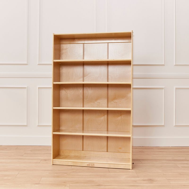 ECR4Kids Classic Bookcase, 60in, Adjustable Shelves, 5 of 14