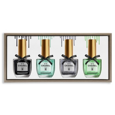 Stupell Industries Makeup Collection Nail Polish, 31" x 14"