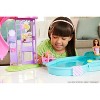 Barbie Dream Pool Playset with Slide, Bubbling Hot Tub, 20+ Accessories ...