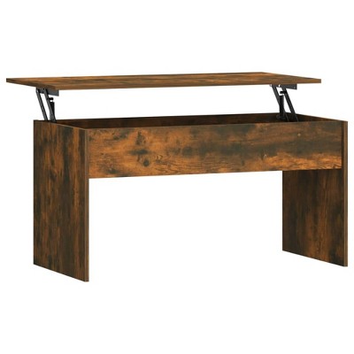 vidaXL Coffee Table Smoked Oak 40.2"x19.9"x20.7" Engineered Wood