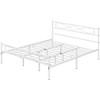 Yaheetech Simple Metal Bed Frame with Curved Design Headboard and Footboard - 2 of 4