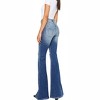 Women's Distressed Denim Flare Jeans - KanCan - image 3 of 4