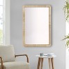 Natural Rattan Rectangle Wall Mirror Natural See below - 3 of 4