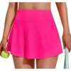 FIONECA Tennis Skirts for Women Pleated Athletic Skort Lightweight Golf Skirts with Shorts Pocket Workout Pickleball - 2 of 4