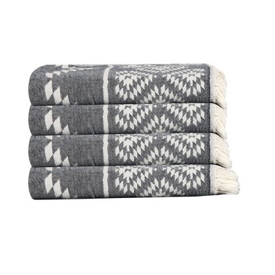 Olive & Linen Aztec Turkish Hand / Kitchen Towel Bundle