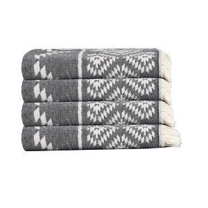 Olive & Linen Aztec Turkish Hand / Kitchen Towel Bundle - 1 of 4