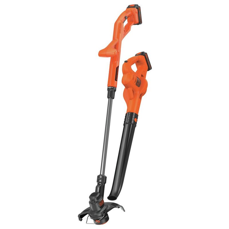 Black & Decker LCC222 20V MAX Lithium-Ion Cordless String Trimmer and Sweeper Combo Kit with (2) Batteries (1.5 Ah), 3 of 10