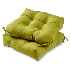 Kensington Garden 2pc 20"x20" Outdoor Chair Cushions - 1 of 4