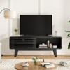 CAVINAS Stand for TV with Storage,Stary TV Stands and Console with Sliding Door Design,Entertainment Center TV Stand for Living Room - 3 of 4