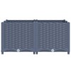 vidaXL Garden Planters 2 pcs Water Hyacinth Black - 4 of 4