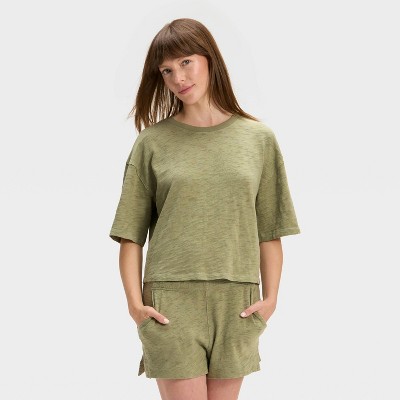 Women's Leisure Studio Boxy Short Sleeve T-Shirt - Universal Thread™