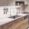 Commercial Kitchen Faucet with Sprayer, Single Handle Pull Down Kitchen Faucet, Single Hole Stainless Steel Kitchen Faucet - 2 of 4