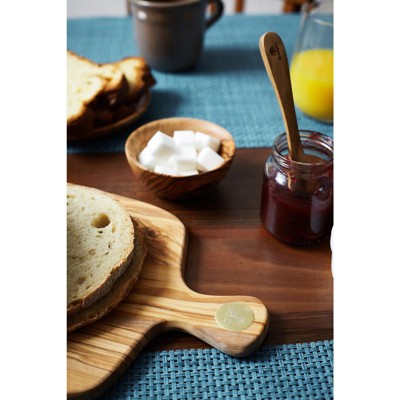Berard Olivewood Rectangular Cutting Board with Handle
