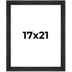PosterPalooza | 17x21 Wide Barnwood Picture Frame, UV Acrylic, 6 Finishes - Grey, Brown, White, and Black - 1 of 4