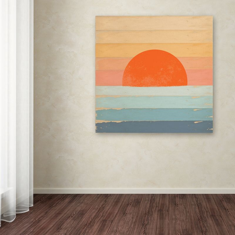 Trademark Fine Art - Tammy Kushnir 'Sunrise Over the Sea' Canvas Art, 3 of 4
