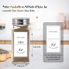 LunaLulinlk 24 Piece Glass Spice Jars/Bottles - 4 oz Empty Square Spice Containers with 8 Spice Labels - 2 of 4