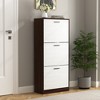 RISOKEYS Shoe Storage with Flip Doors,Storage Organizer for Space Saving, Shoe Storage Cabinet for Entryway - 2 of 4
