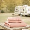 Nestl RV Queen Sheets, Super Soft 4PC Microfiber Sheet Set for Camper, Short Queen Sheets - 3 of 4