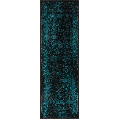 black/teal