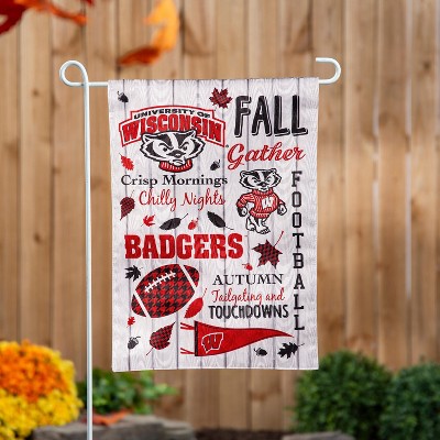 Evergreen University of Wisconsin-Madison Garden Flag 12 x 18 Inches Indoor Outdoor Decor