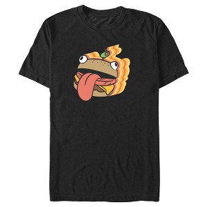 Men's Fortnite Durr Burger Sticker T-Shirt - 1 of 4