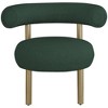 Meridian Furniture,Bordeaux Boucle Fabric Accent Chair - 3 of 4