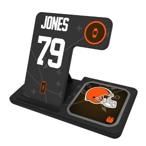 NFL Cleveland Browns Players Game Tactic 15-Watt 3 in 1 Charging Station - 1 of 4