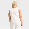 Women's Linen Wrap Vest - Future Collective - 2 of 3