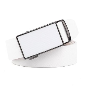 Braveman | Men's Sliding Buckle Adjustable Leather Ratchet Belt - 1 of 2
