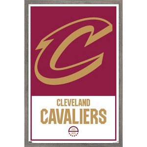 Trends International NBA Cleveland Cavaliers - Logo 21 Framed Wall Poster Prints - 1 of 4
