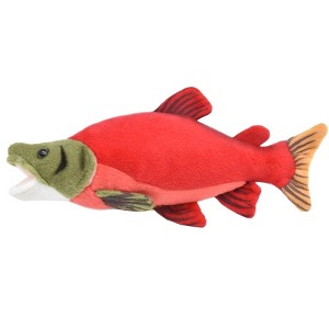 Collectible Wildlife Gifts | Sockeye Salmon Plush Toy, Realistic Stuffed Animal, Soft Plush Fish, Stuffed Fish, Educational, Toy, Kids, Gift,  10 - 1 of 1