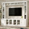 Bella Depot 92'' 4-Piece Modern Entertainment Center Wall Unit with Bookshelves for TVs Up to 80" - 2 of 4