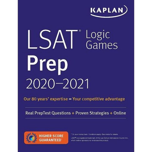 Lsat Logic Games Prep 2020 2021 Kaplan Test Prep Paperback Target