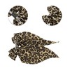 Unique Bargains Fashion Leopard Print Bow Ribbon Hair Clips Yellow Brown 1 Pc - 3 of 4