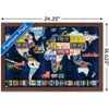 Trends International David Bowman - License Plate Map Framed Wall Poster Prints - 3 of 4