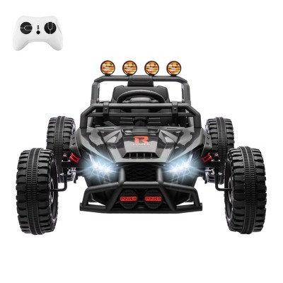 24V Ride on Car for Kids, Electric Car with Remote Control, Single Seater Kid Electric Ride on Toys with Bluetooth