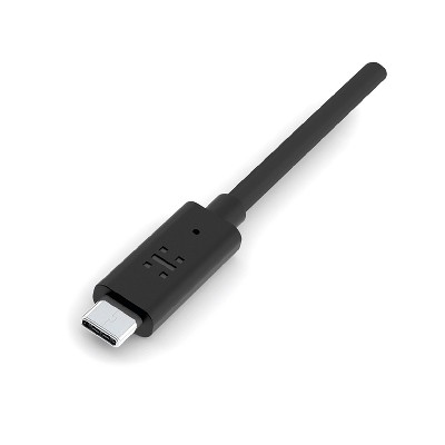 Huddly 1.97 ft Type-C to Type-C USB Data Transfer Cable, Black