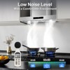 RAPSUAR 30 inch Wall Mount Range Hood, 1200 CFM with 4-Speed Gesture Sensing & Touch Control, Stainless Steel Kitchen Stove Vent Hoods - 4 of 4