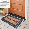 Gardenised Heavy Duty Coco Coir Doormat with Non Slip PVC Baking Embossed Welcome Design Coconut Fiber Floor Mat 18x30" - 3 of 4